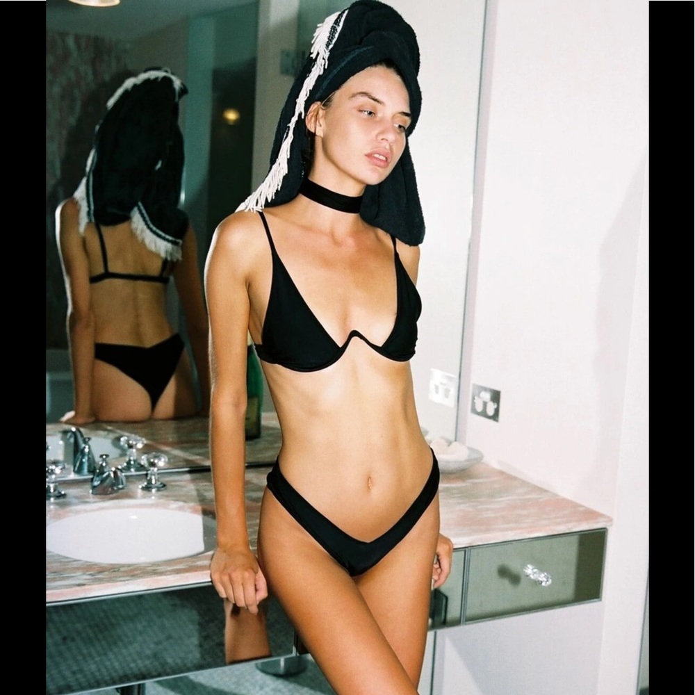 EUC Bamba Swim Vino Top and Vixen Bottom